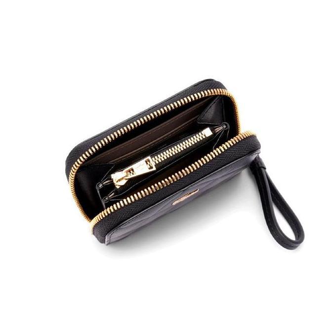 Lacoste Women's Small Crocodelle Leather Coin Purse Dompet Wanita murah