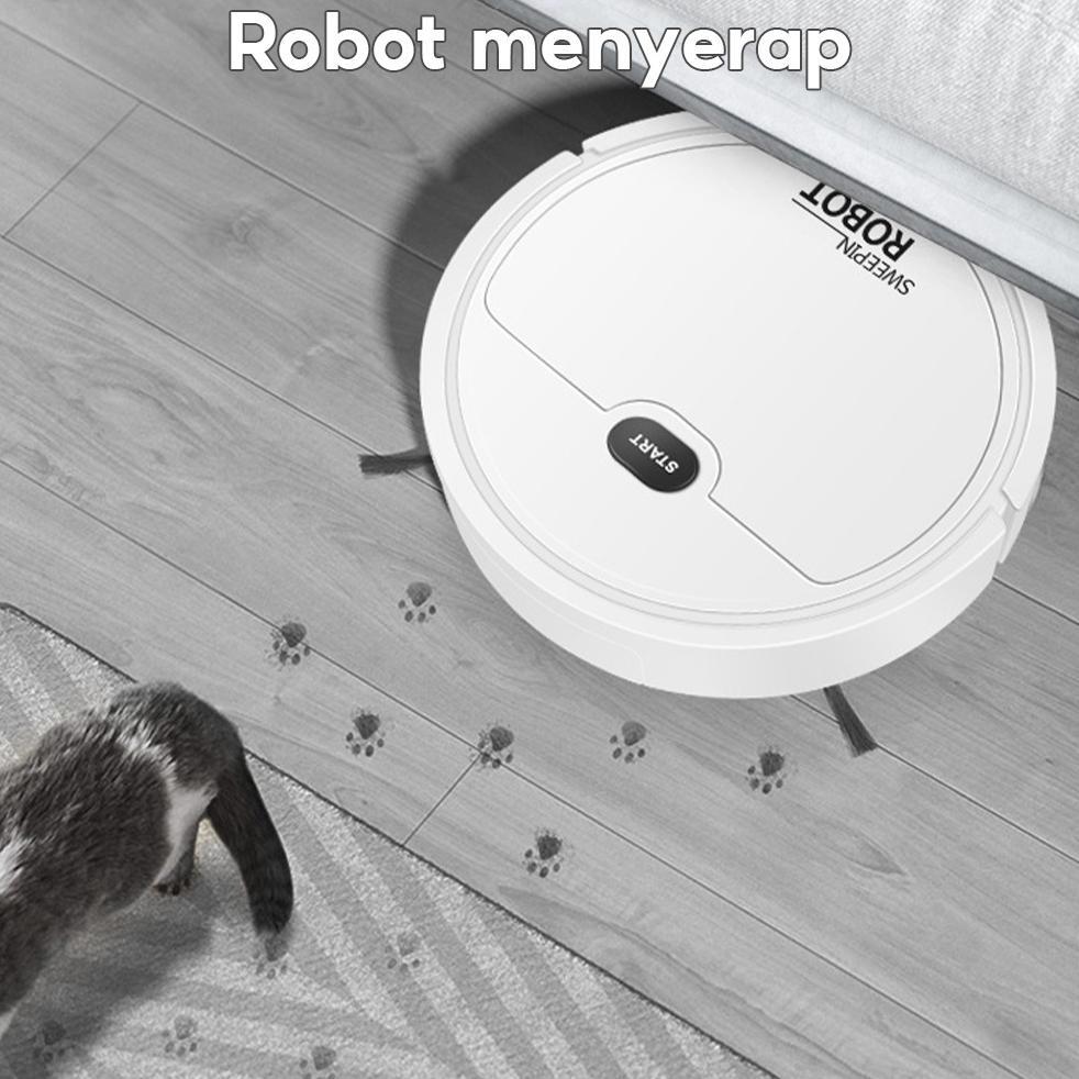 Murah Smart Sweeping Robot 5 In 1 Sapu Penyedot Debu Pel Pembersih Debu Lantai Robot Vacuum Cleaner 