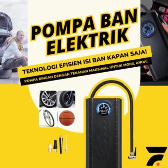 TERBARU Pompa Ban Elektrik Portable Motor & Mobil & Sepeda & Bola Digital USB