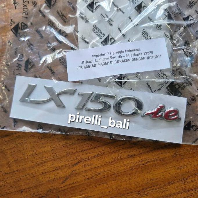 NEW Sticker LX 150 ie 2v Ori Stiker Emblem Vespa