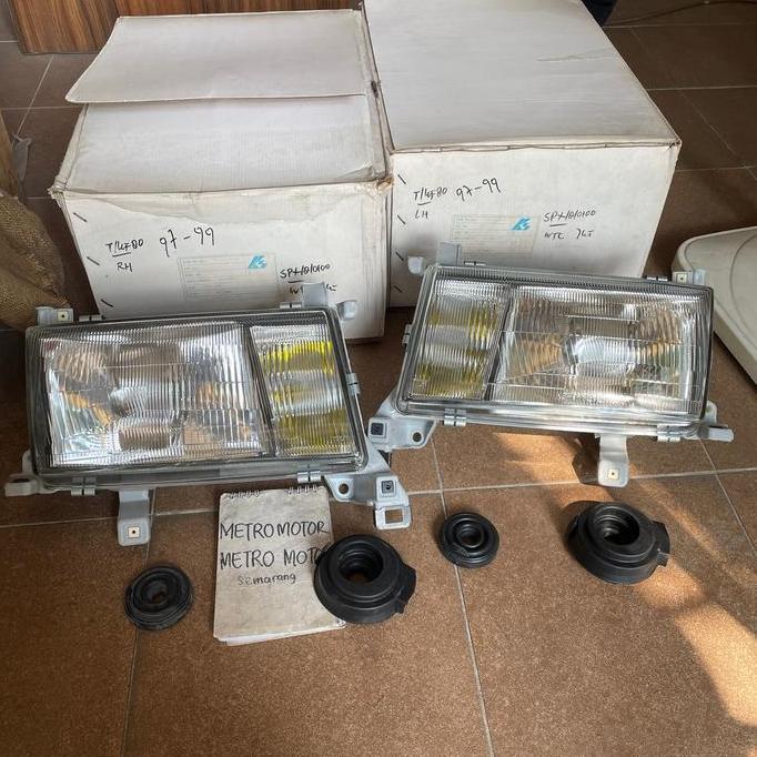 TERBARU - Headlamp toyota kijang kapsul 1997-1999 foglamp lampu kabut depan head