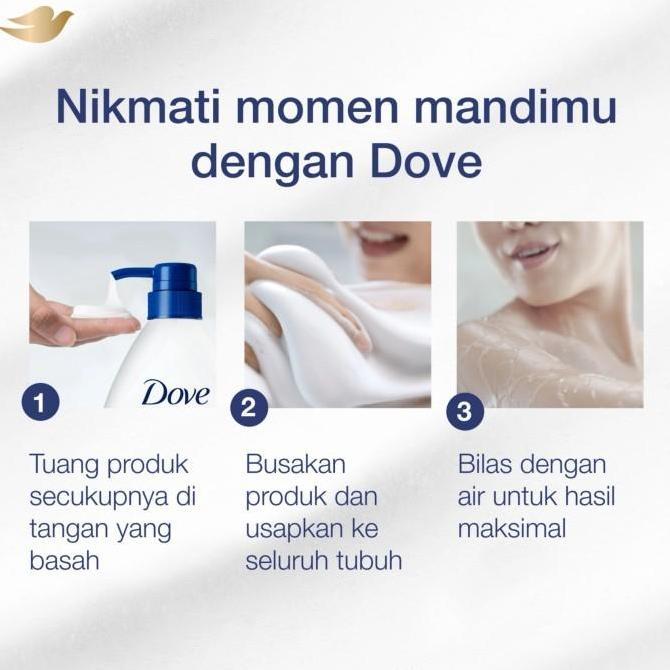 Fupp- Dove Body Wash Pouch-Aqua Moisture/Deeply Nourishing/Go Fresh Revive-400/825/850 Ml-Sabun Mand