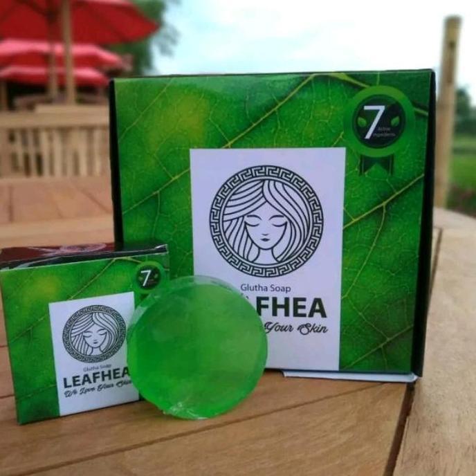 Fupp- [ Leafhea 1-Box Isi 16-Pcs ] Sabun Leafhea Glutha Soap Original Bpom Mencerahkan Membersihkan 