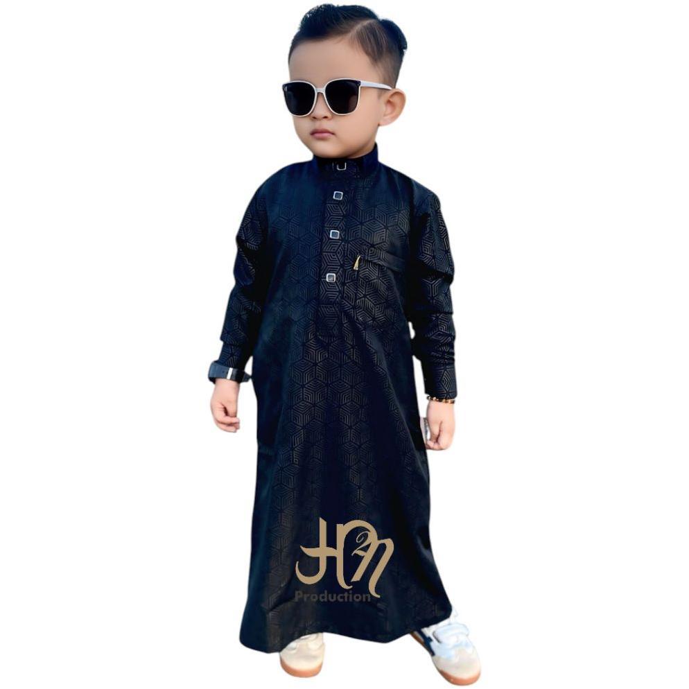 FAVORIT JUBAH ANAK LAKI-LAKI BATIK EMBOS MODEL TERBARU