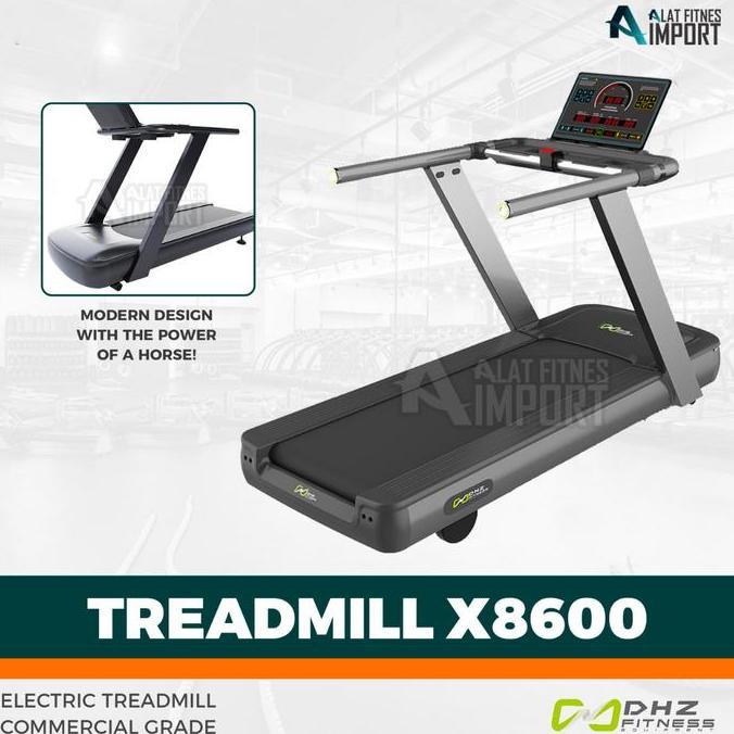 HARGA DISC - DHZ Fitness Treadmill Electric X8600 Treadmill Listrik Auto Incline
