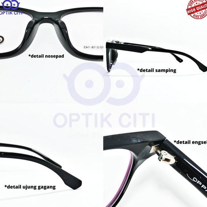 New Frame Kacamata Pria / Wanita Original Oppa 31067 Kotak murah