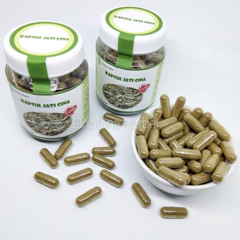 Kapsul Daun Jati Cina (Daun Jati Cina 100% Original) Isi 100