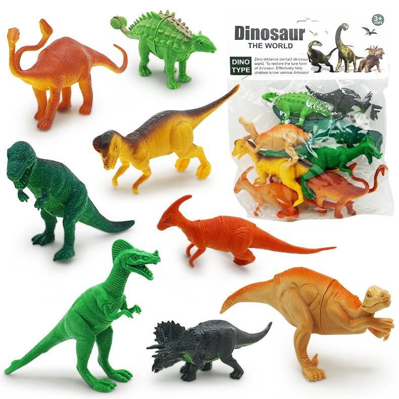 Flash Sale Fourbear Mainan Edukatif Miniatur Animal Dino Dinosaur Karet Vynil Dinosaurus Tyrex Kekin