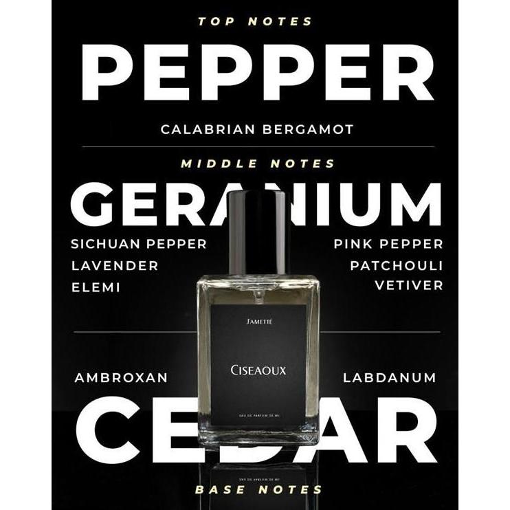 NEW JAMETTE PERFUME CISEAOUX EDP 30ML - PARFUM PRIA SEGAR TAHAN LAMA ORI