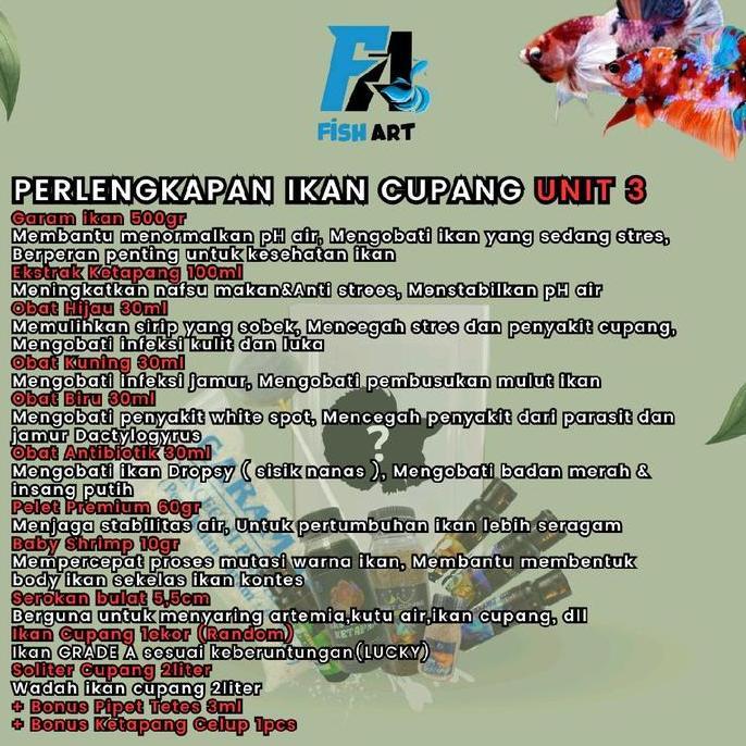 Skyfish- Paket Lengkap Perawatan Dan Pengobatan Ikan Cupang | Paket Perawatan Ikan Cupang