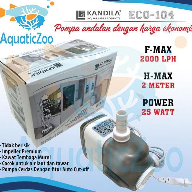Skyfish- Kandila Eco 104 Pompa Air Aquarium Filter Powerhead 2000 Lph Eco104 Ph