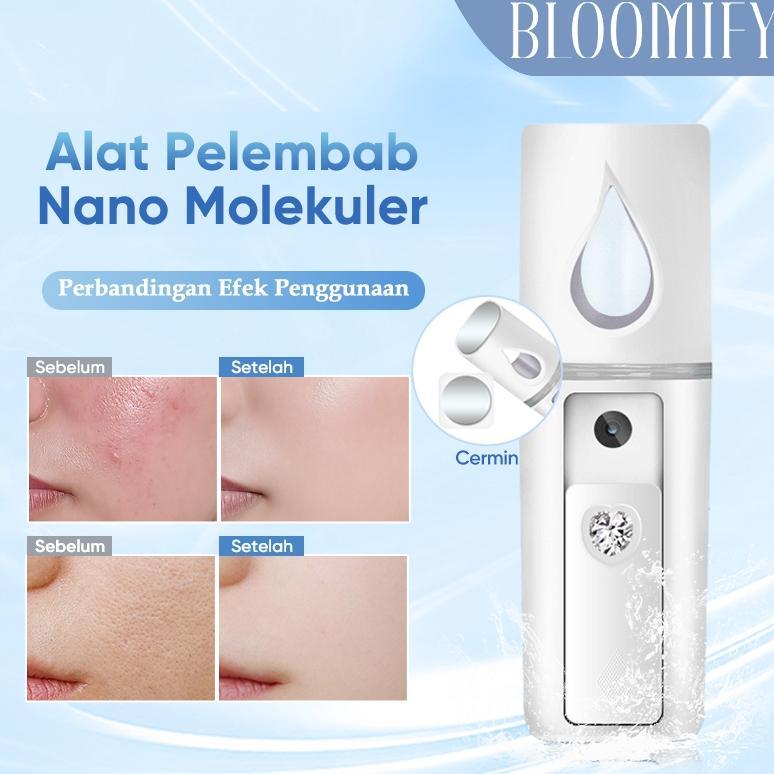 NEW PRODUCT BLOOMIFY Semprot Wajah Nano/Face Mist Nano/Spray Wajah Melembapkan/Face Spray Hydrating/
