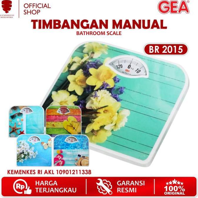 Timbangan Berat Badan Analog BR 2015 Jarum Manual BR2015 GEA Medis