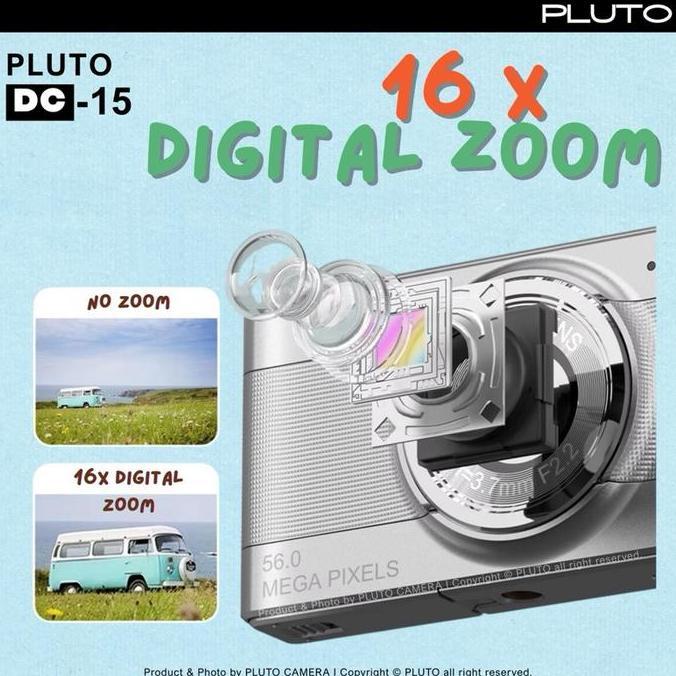 PLUTO DC-15 Digital Camera Kamera Digital TEG