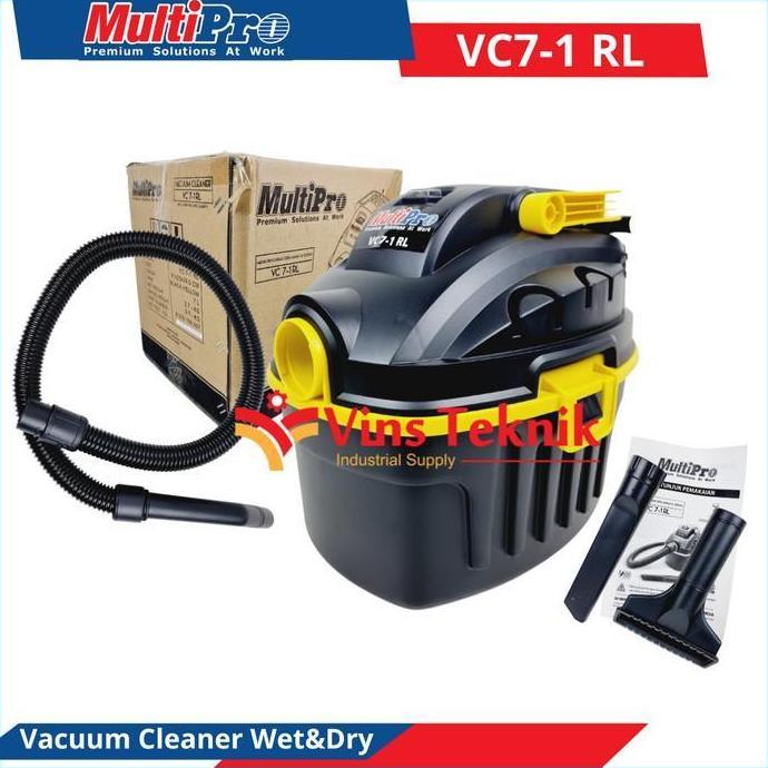 HOT DEAL - MULTIPRO VC7-1 RL Vacuum Cleaner Penghisap Debu Basah Dan Kering VC7 1 RL