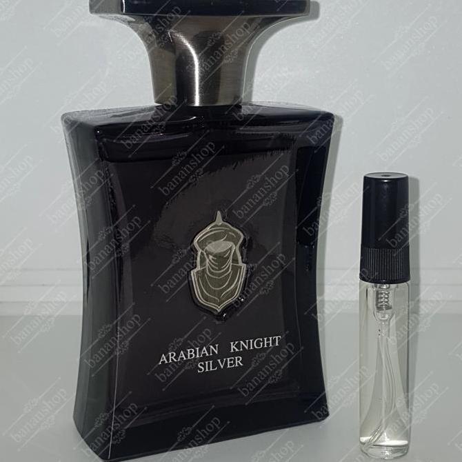NEW DECANT ORIGINAL ARABIAN OUD ARABIAN KNIGHT SILVER EDP 5ML ORI