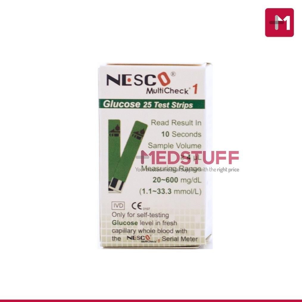 Terlaris Strip Nesco Gula Nesco Glucose Strip Gula Nesco Gula Darah Nesco Blood Glucose