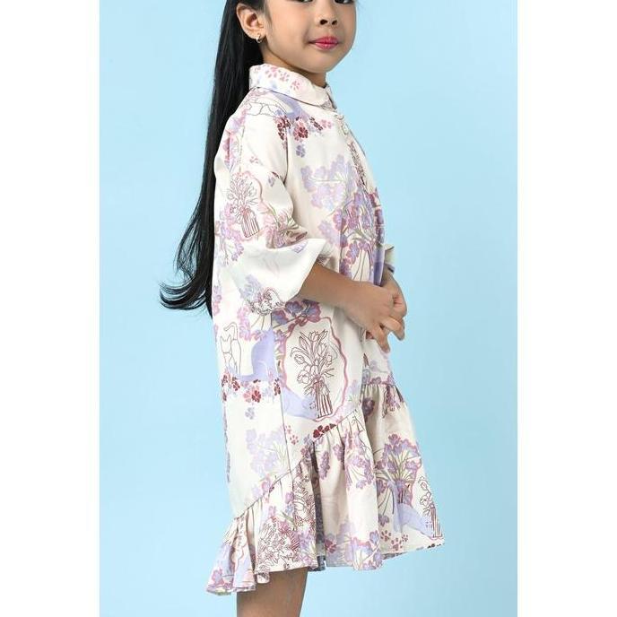 NEW - Geulis.id PEBBLE DRESS / DRESS ANAK PEREMPUAN (2 warna)