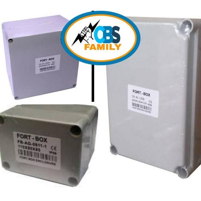Duradus / Junction Box tipe Solid Cover ukuran 280x190x130 merk Fort