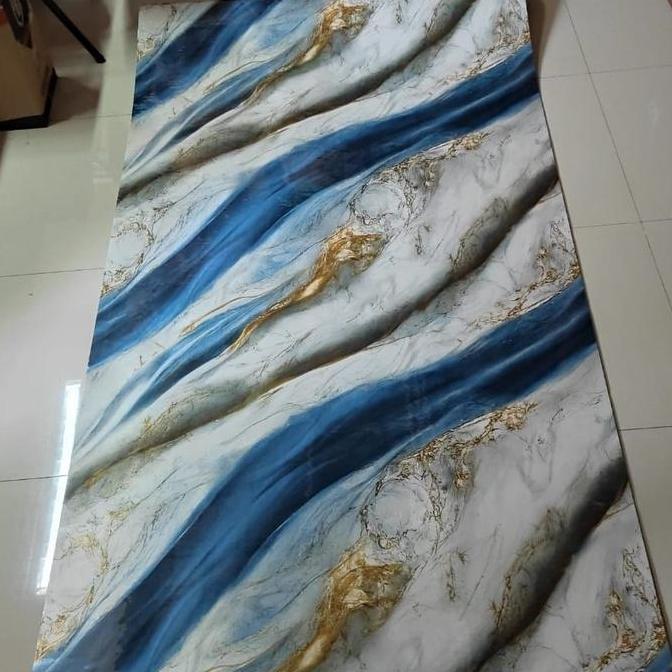 BEBAS ONGKIR - wallfoam motif marmer roll wallpaper dinding roll marmer 2,9m x 1,2m tebal 3mm