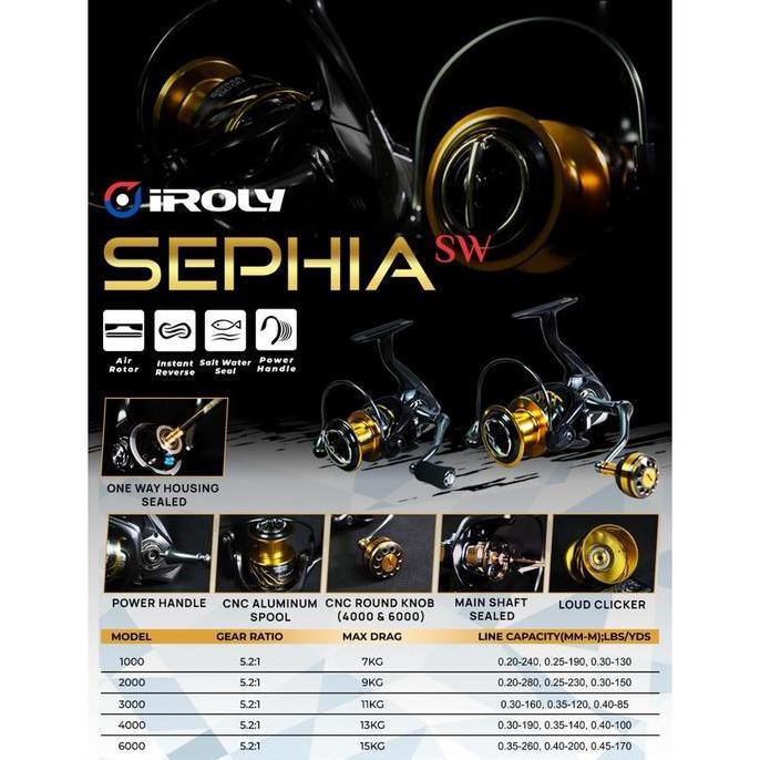 NEW REEL IROLY SEPHIA 2000 SW