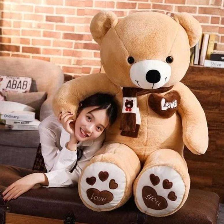 Grosir Boneka Teddy Bear Jumbo 1,2 Meter / Boneka Teddy Bear / Boneka Terlaris Boneka Teddy Bear Bes