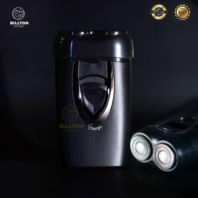Alat Cukur Elektrik Close Cut Shaver Pria / Alat Cukur Bulu Halus 4D Touch Shaver