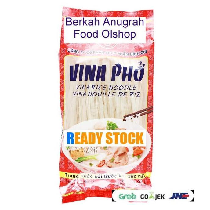 NEW RICE NOODLE KWETIAW MERK VINA PHO LEBAR 2.5 MM KHUSUS GOSEND GRAB ORI