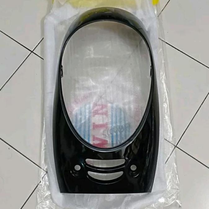 NEW COVER TAMENG PANEL LAMPU DEPAN SCOOPY FI 2013 2014 2015 2016 HITAM ORI
