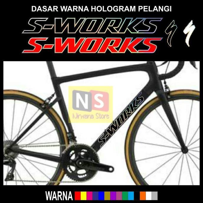 stiker S-works Specialized Hologram decal sticker sworks