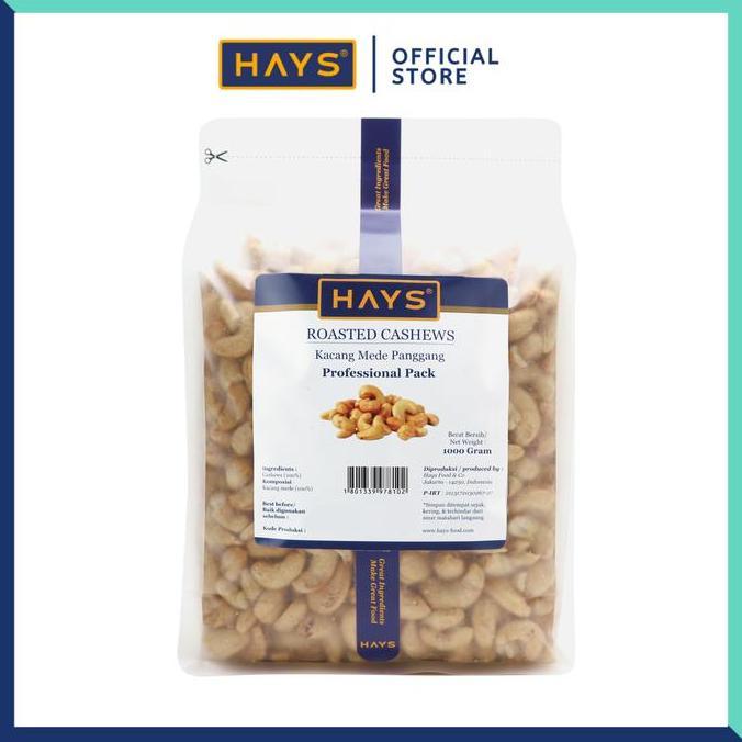 Kacang Mede Panggang 1 KG /Kacang Mete/ Mente Panggang 1 KG -HAYS