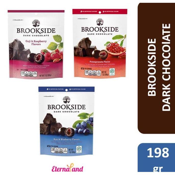 Brookside Dark Chocolate - cokelat brookside impor usa aneka rasa