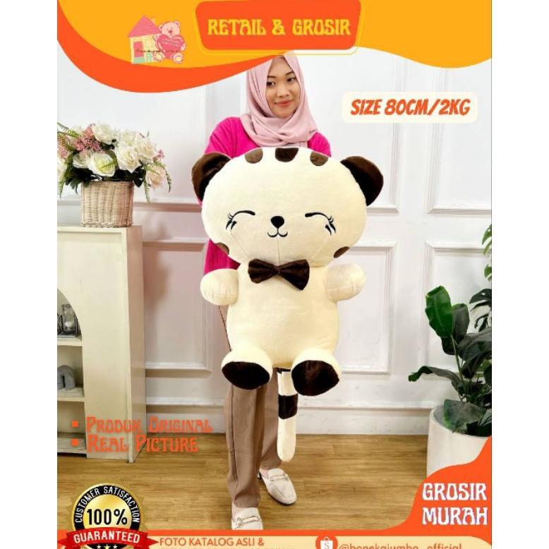 Tahan Lama Boneka Kucing Jumbo Murah | Kucing Kawai Murah Jumbo| Boneka Kucing Beranak