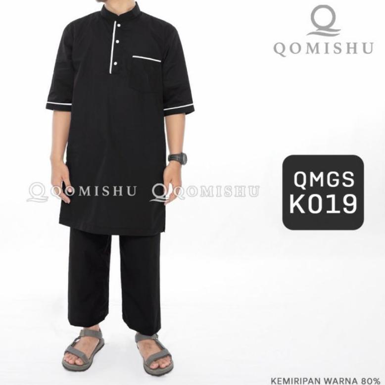 TERBARU BISA COD (FREE KOPYAH) SETELAN BAJU CELANA / KOKO PAKISTAN SETELAN QOMISHU