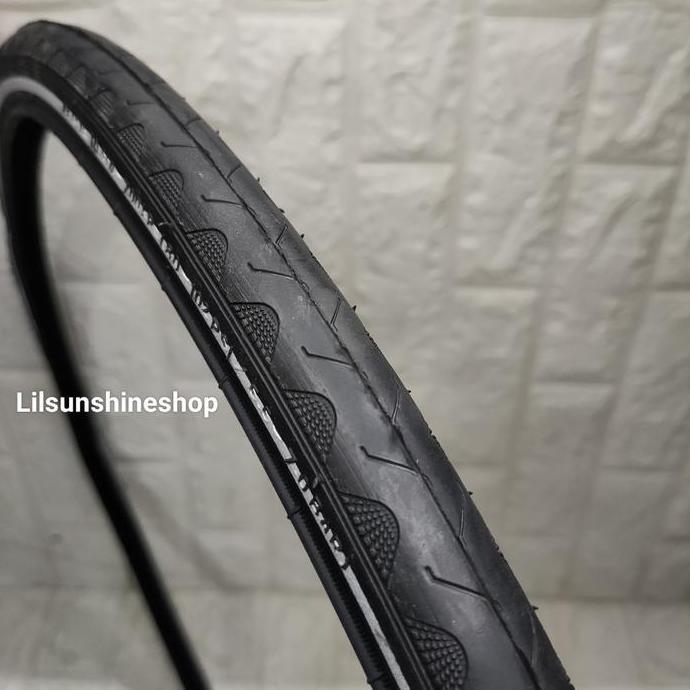 Ban Luar 700 x 25c Swallow Deli Tire 700x25c REFLECTOR Hitam Garis Menyala Sepeda Roadbike Fixie 700