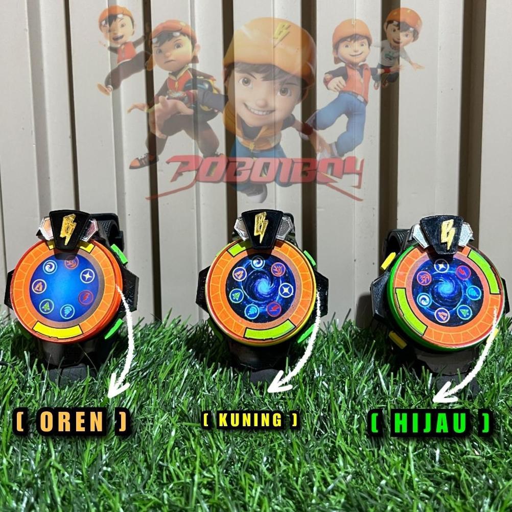 PROMO JAM SPORT MAINAN ANAK LAKI LAKI KARAKTER BOBOIBOY BISA NYALA TIDAK BUNYI
