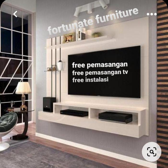 backdrop tv elegan minimalis mewah terbaru | hiasan dinding