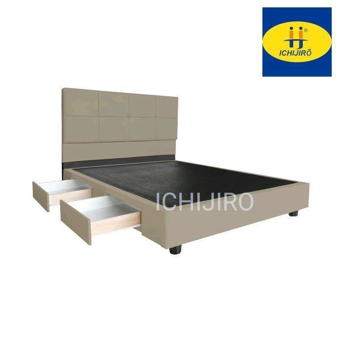Divan Sandaran Laci Anti Air 160x200 Dipan Kasur Springbed Grazio
