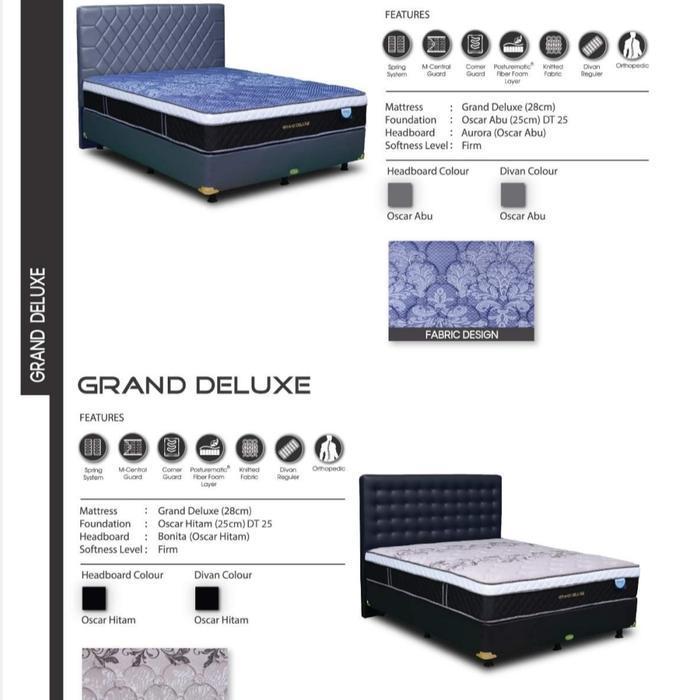 Central Springbed Hanya Kasur Grand Deluxe Ukuran 160 x 200
