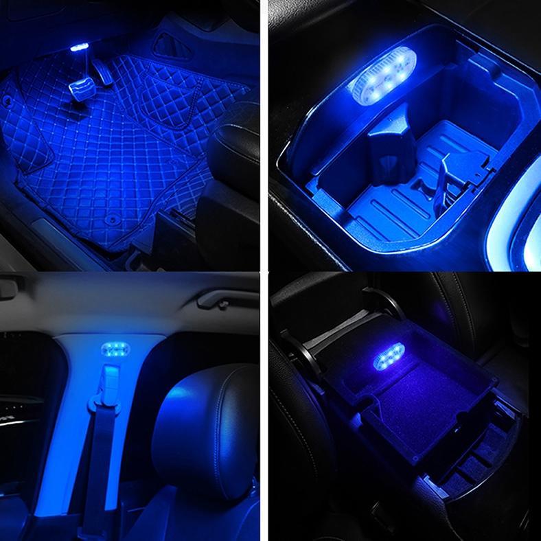 Premium Interior Mobil Mini Lampu Sentuh Lampu Ambient Auto Atap Langit-Langit Lampu Baca Led Mobil 