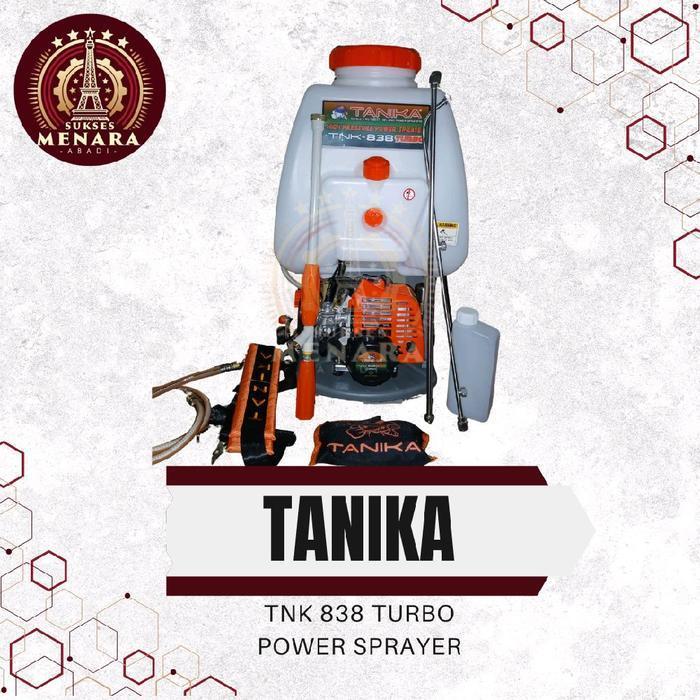TANIKA TNK 838 & Turbo Power Sprayer Mesin Semprot Hama 2 Tak Tangki 20L