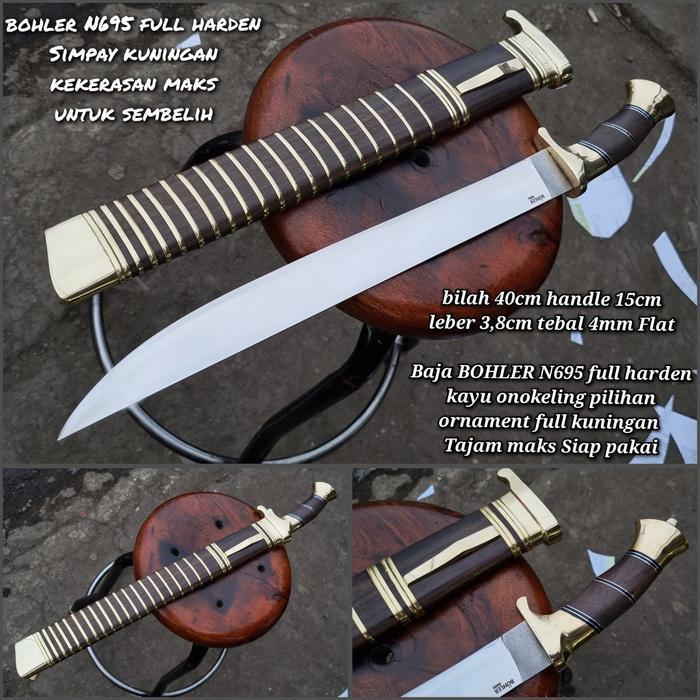 GOLOK SEMBELIH BAJA BOHLER N695 FULL HARDEN SUPER TAJAM SUPER MEWAH