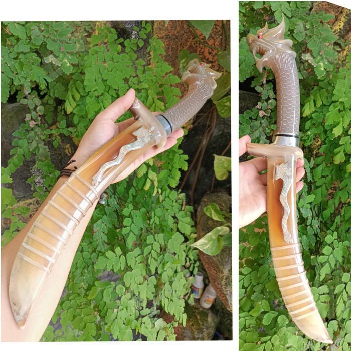 GOLOK NAGA BOHLER FULL TANDUK BULE