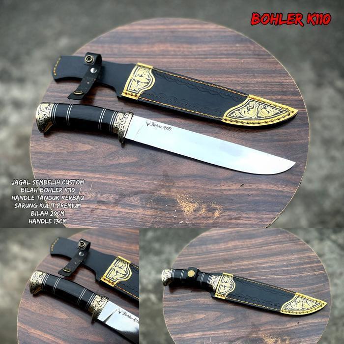 GOLOK SEMBELIH BOHLER K110 TANDUK KERBAU 20CM COSTUM