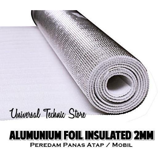 Aluminium Foil Insulated Penahan Peredam Panas Atap / Kap Mobil 2mm