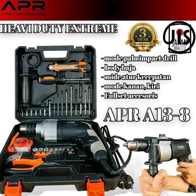 mesin bor uchiha 13mm type 13-5 heavy duty kerja berat drill listrik