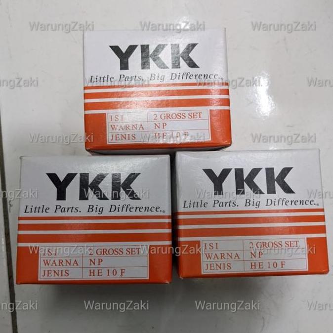 Hak ketok YKK HE. kancing celana sopan / hak tanam