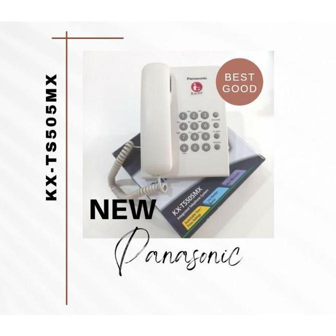 Telepon Panasonic KX-TS505MX / KX-TS505MXW / 505 / indihome / rumah /