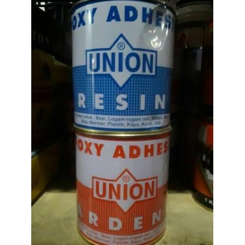 Lem epoxy UNION. lem besi campur. 1 kg
