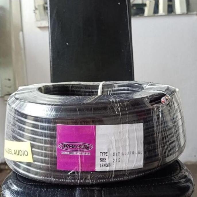 Promo Kabel Listrik 2x1,5 Serabut HITAM JEVON Hyo